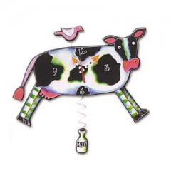 (Milk Cow Clock - Michelle Allen Designs)